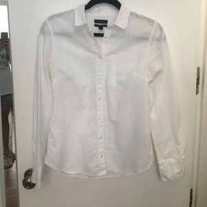 J. Crew Perfect cut linen button-down