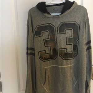 Men's American Eagle hooded shirt