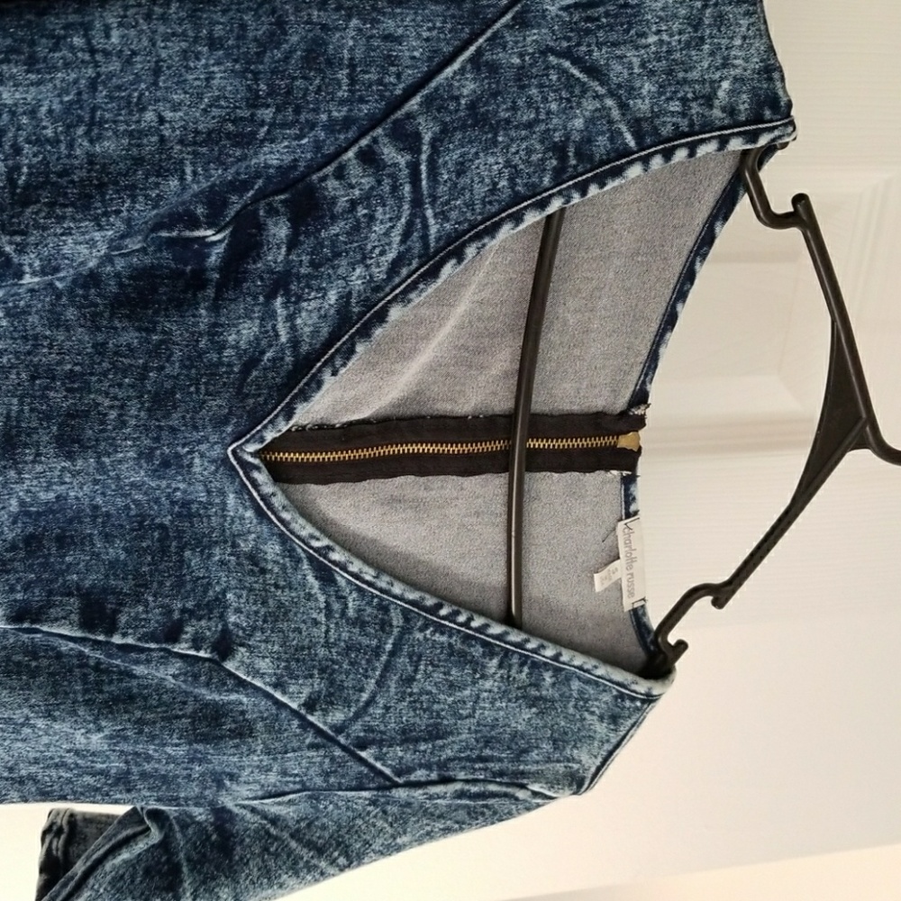 Juniors denim dress