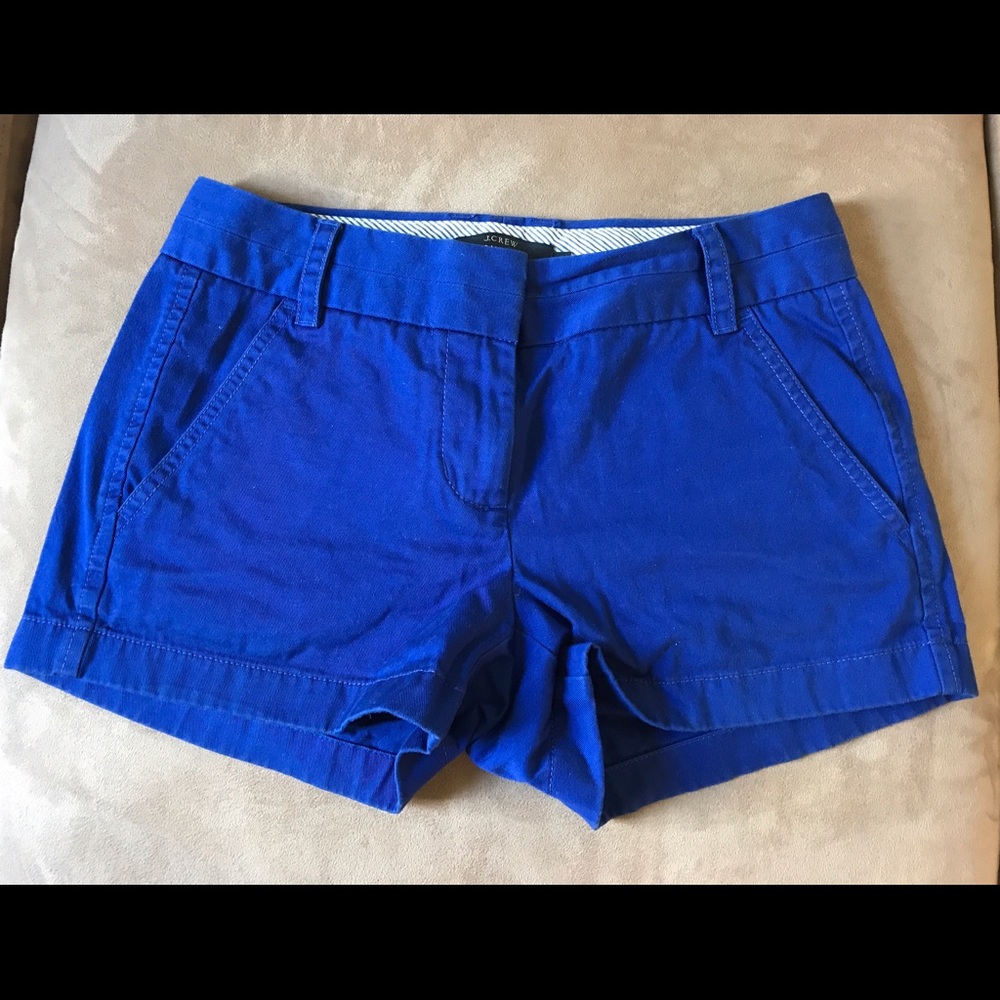 J.Crew Chino royal blue shorts sz 00