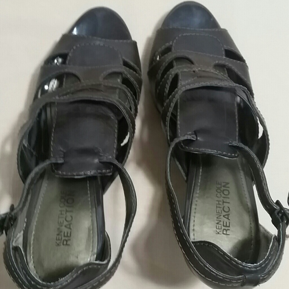 KENNETH COLE Brown Heels Size 7 M - Picture 5 of 6