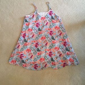 NWOT. Blue elephant print sundress