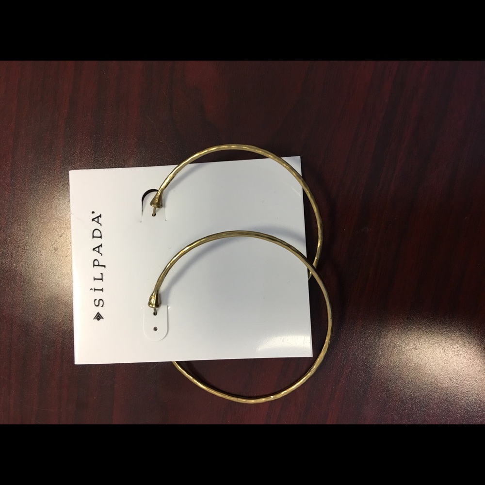Silpada hoop earrings