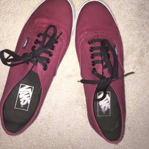 Maroon Vans