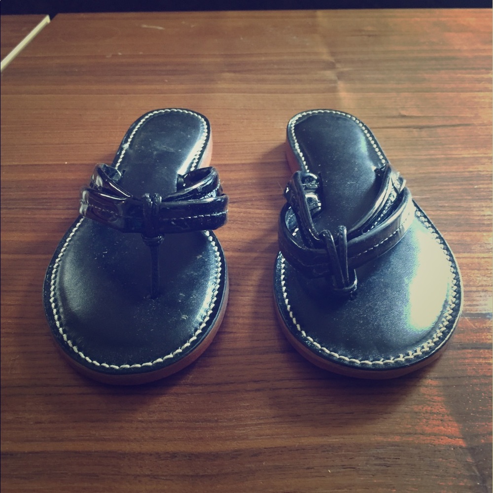 Steve Salario Sandals Size 6 Black