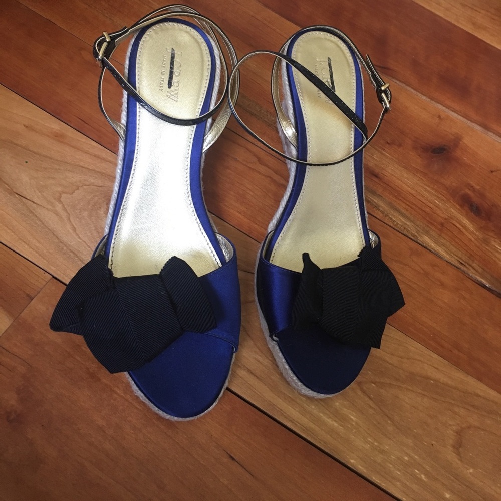 J crew wedge espadrilles size 11