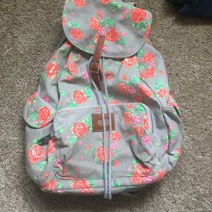 PINK Floral Backpack