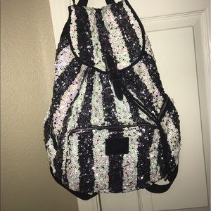 PINK SEQUIN Backpack