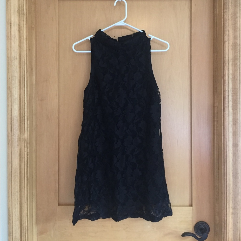 Forever 21 mock neck little black dress