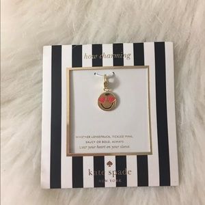 KATE SPADE How Charming Smitten Emoji Charm Red