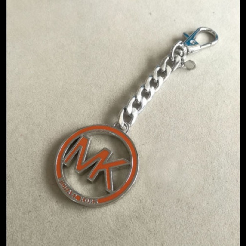 Michael Kors Key Chain Ring Fob Charm enamel