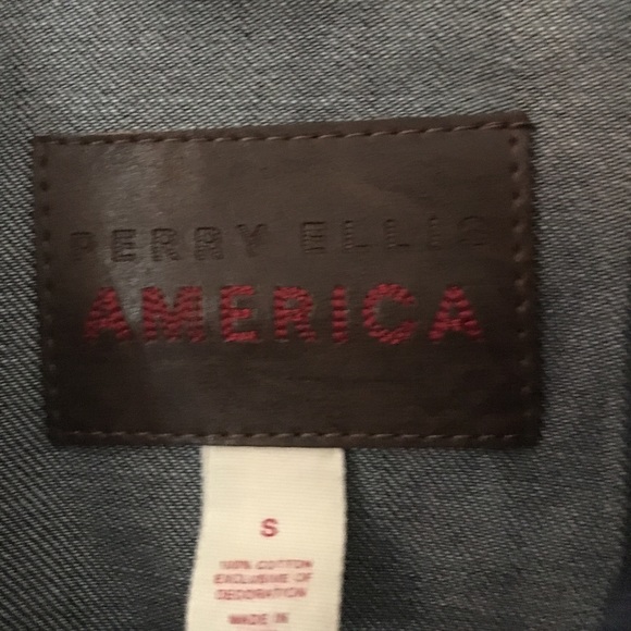 perry ellis denim jacket