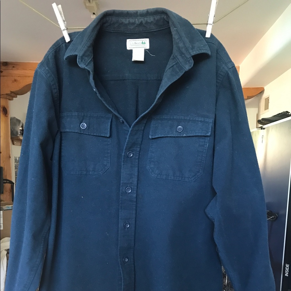LL Bean Chamois Flannel Shirt