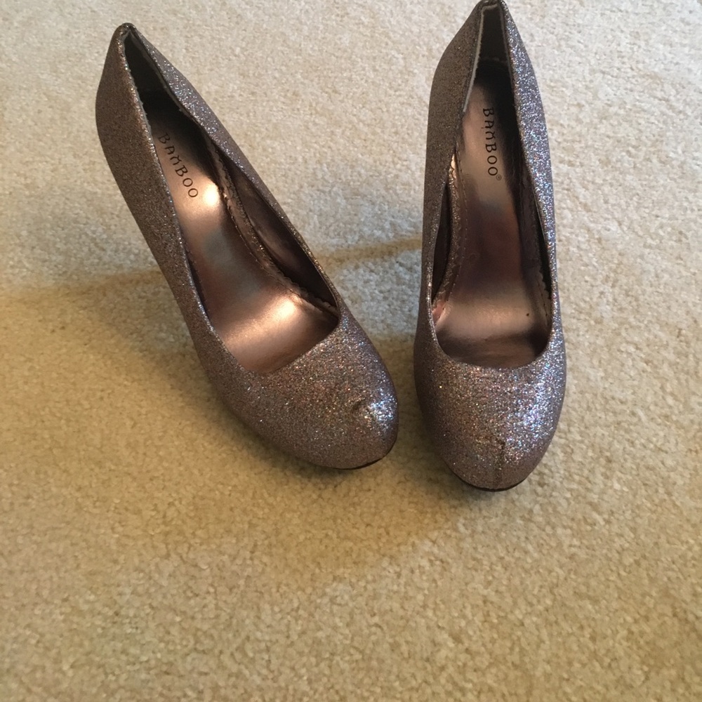 Glitter heels