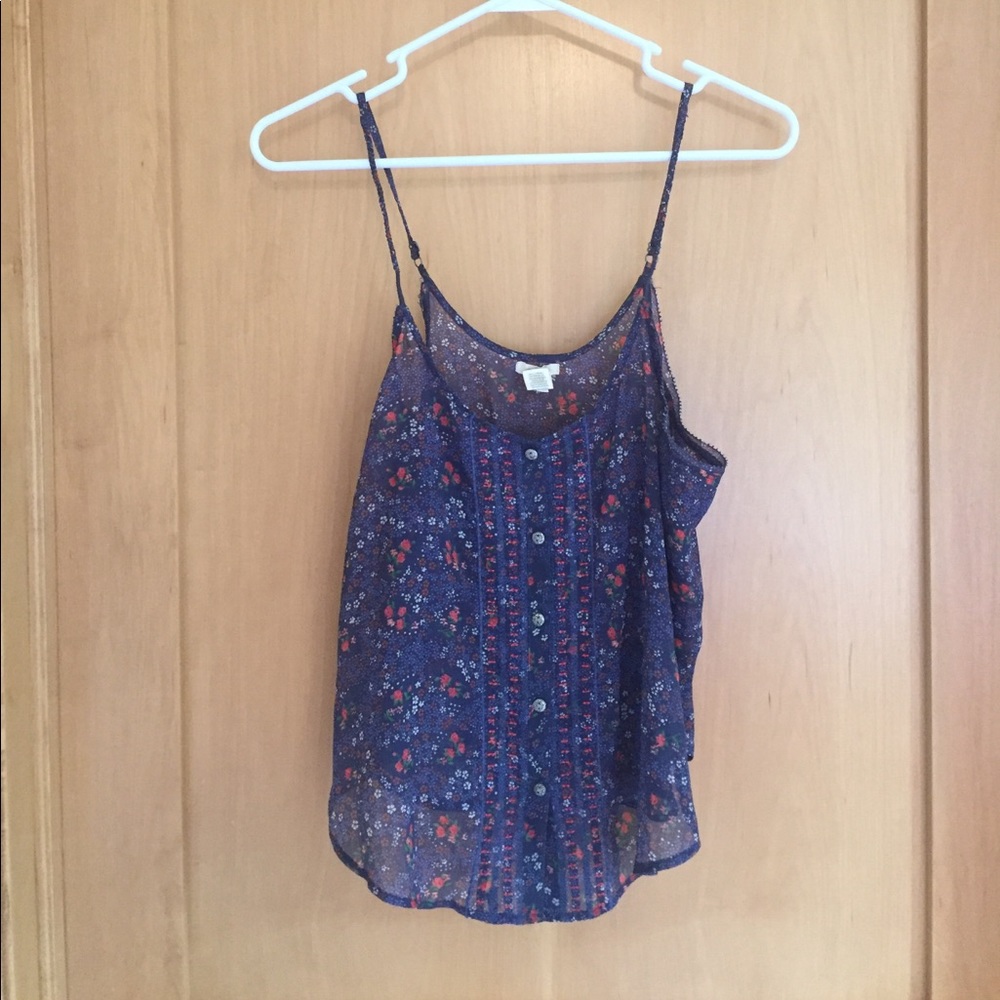 Aerie sheer tank top