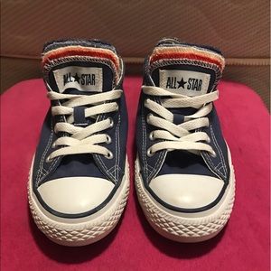 Like New Navy Blue Converse All Stars!