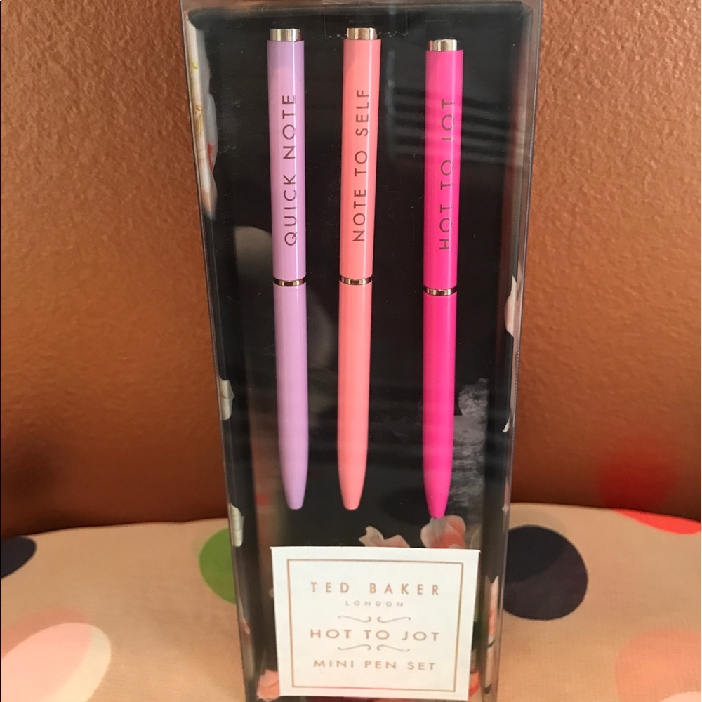 Ted Baker Hot to Jot Mini Pen Set (fits PM agenda)