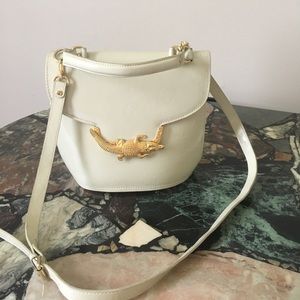 Vintage Faux alligator bag