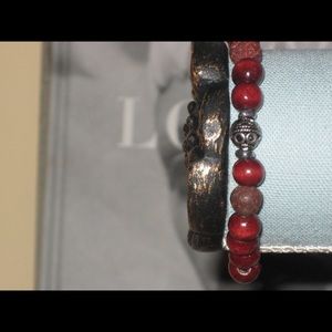 REDHOT MENS BEADED BRACELET