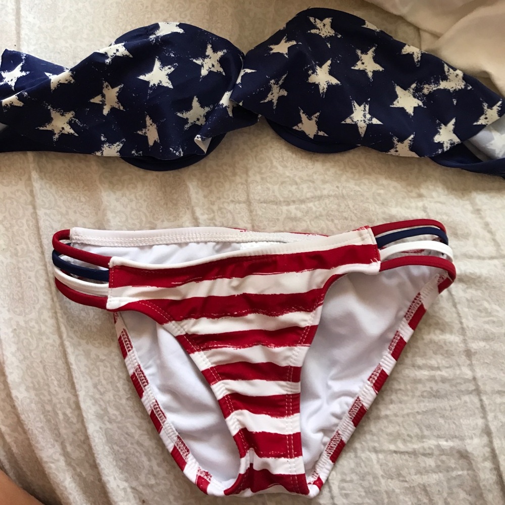 American flag bikini