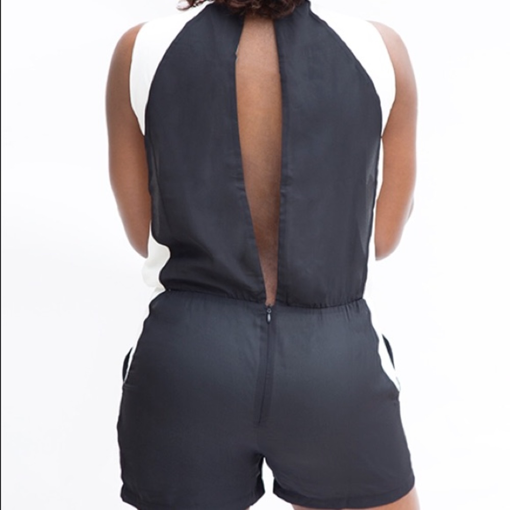 Slit Back Romper - Picture 2 of 2