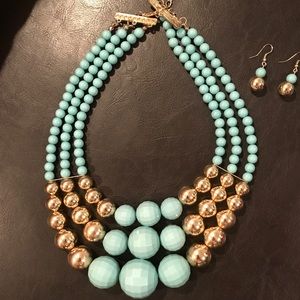 Statement Necklace & Earrings