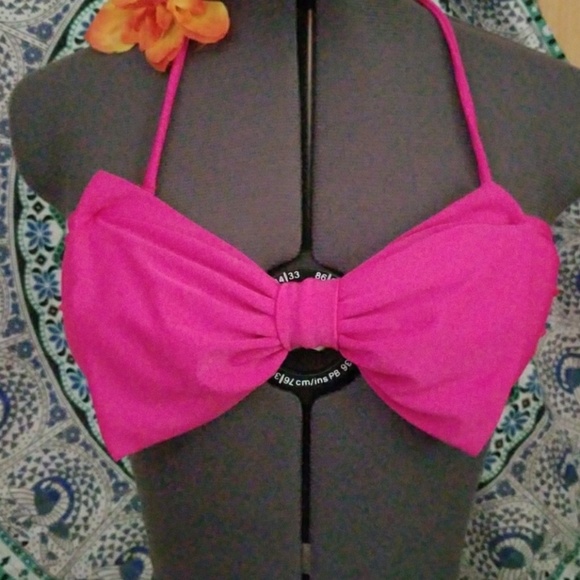 High Waist Bow 🎀 Bandeau Bikini - Picture 3 of 6