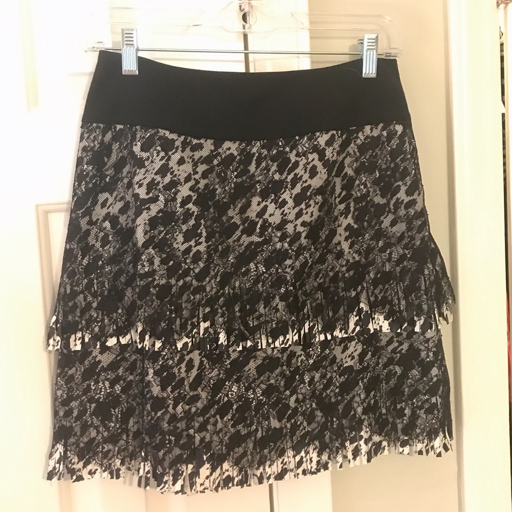Ann Taylor Fringe Skirt