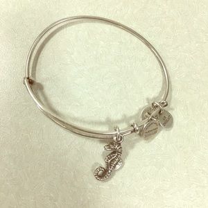 Silver Sea Horse Alex & Ani Bracelet