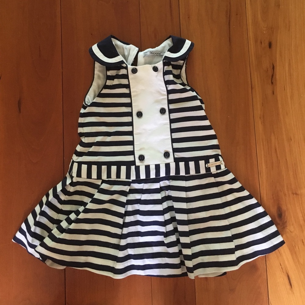 Mayoral girls sailor dress