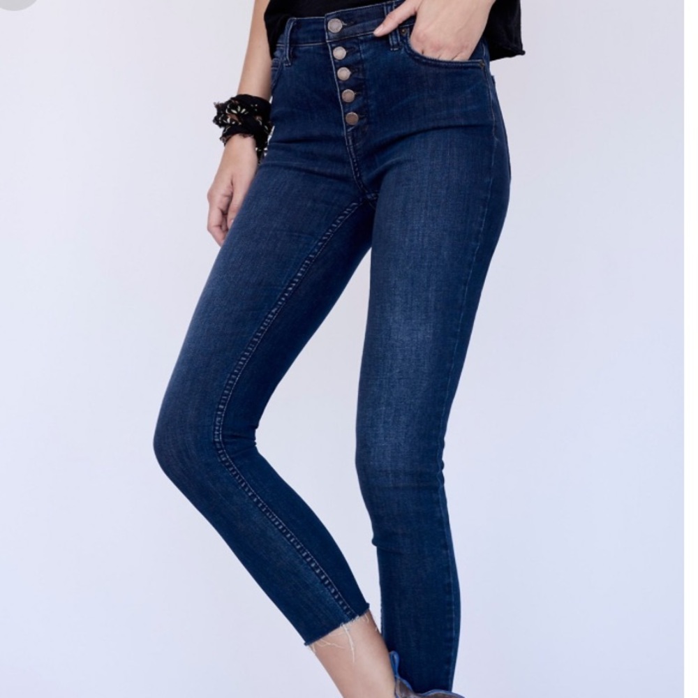 Free people front bottom jean