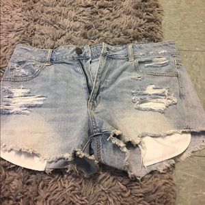American eagle denim shorts