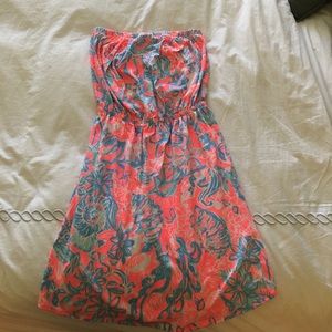 Lilly Pulitzer Strapless Dress 🎉❤