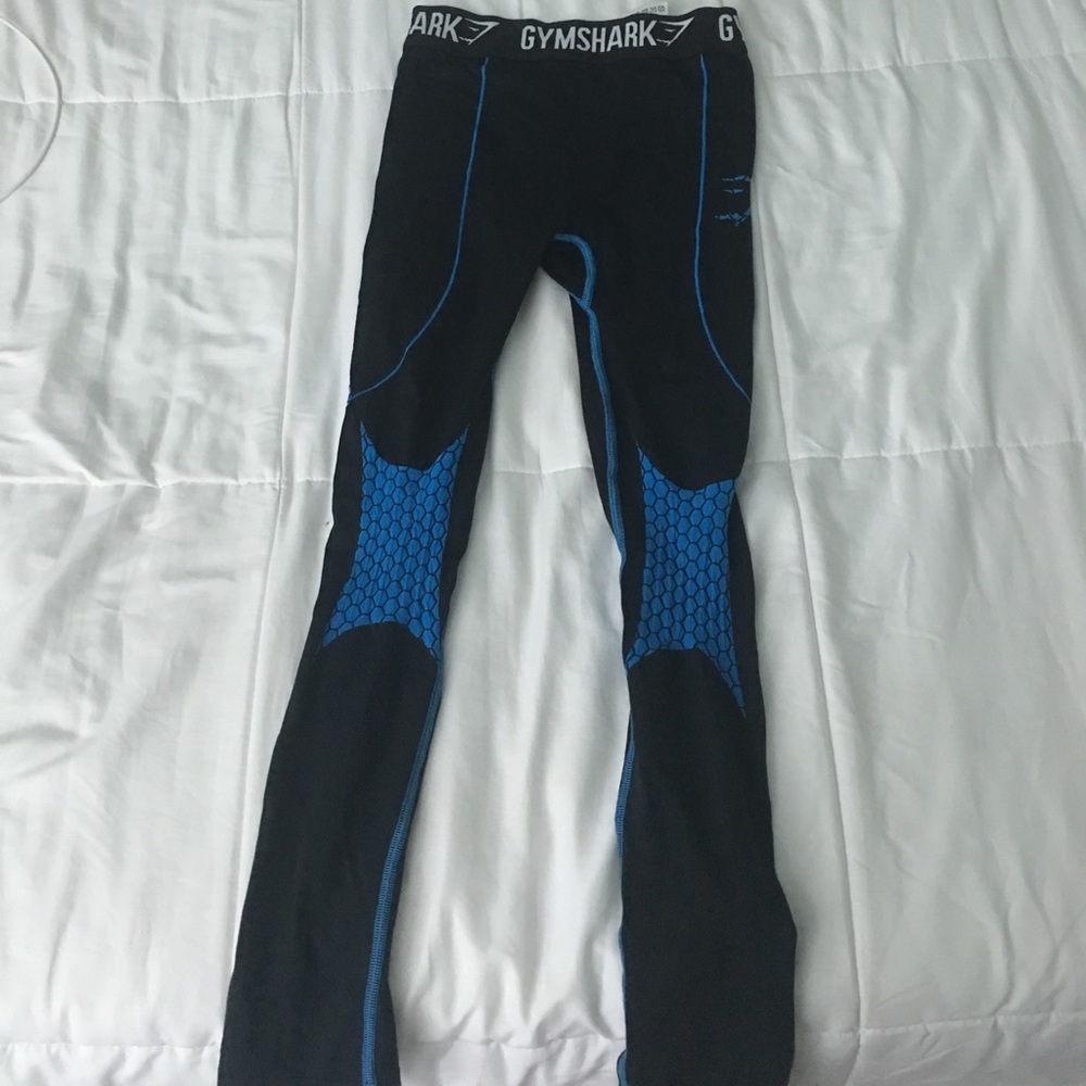 Gymshark Blue/Black Tights
