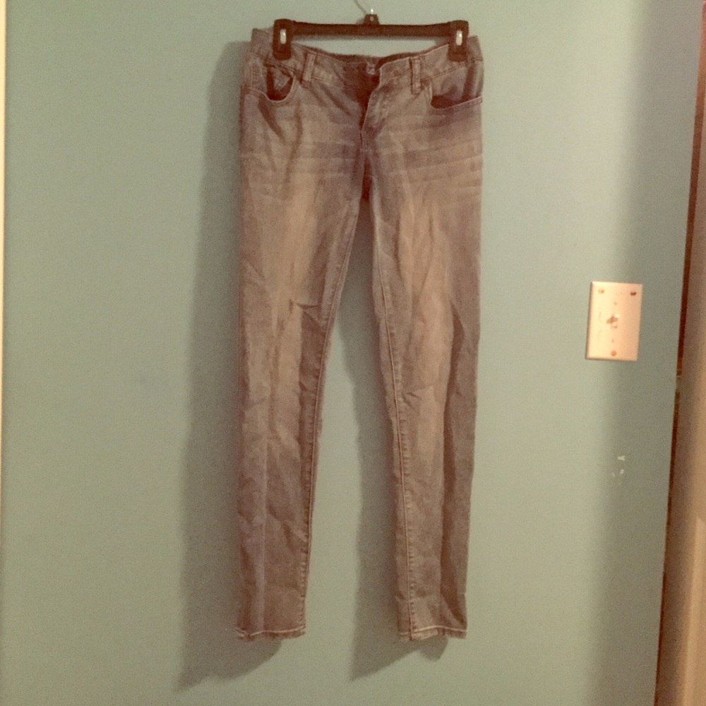 Light wash jeggings