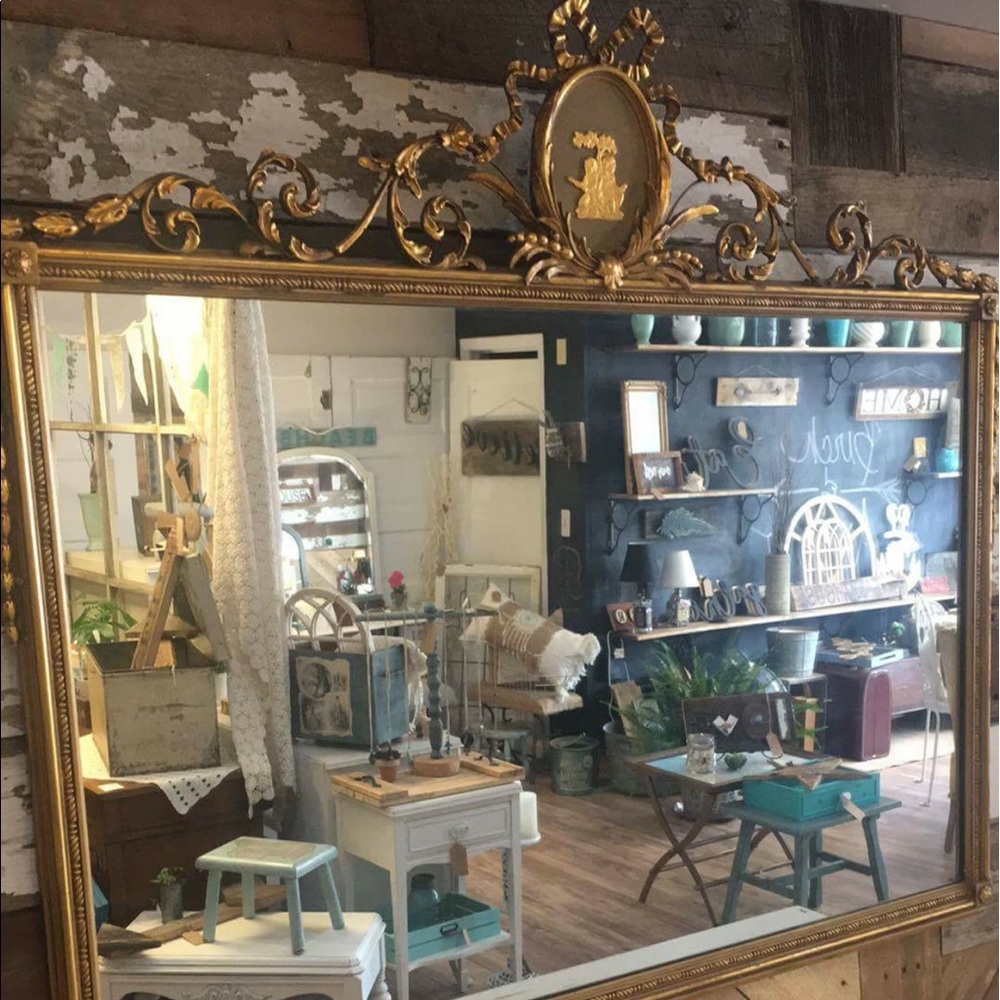 1920s French provincial mirror