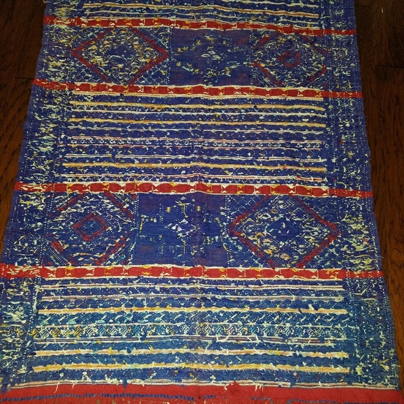 Anthropologie imported hand woven tribal rug - Picture 1 of 2