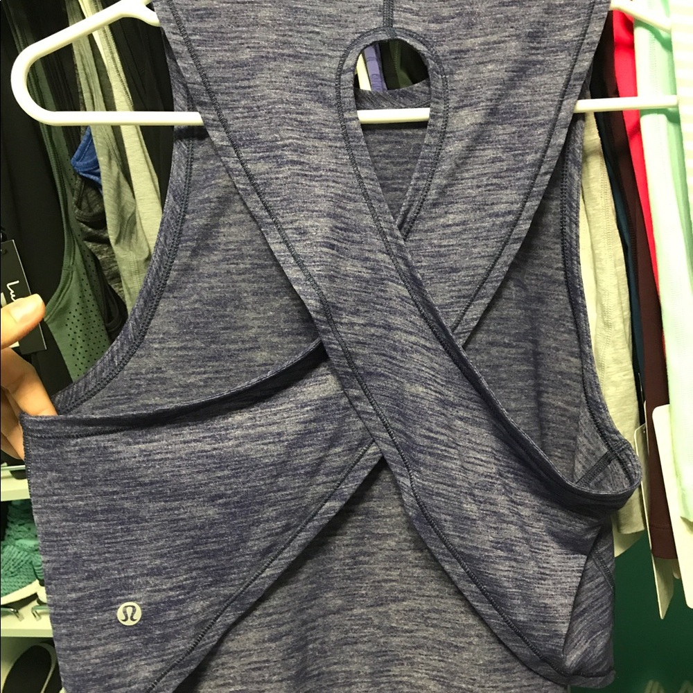 Lululemon Blue Fast As Light Tank Size 4