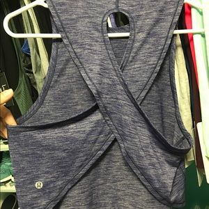 Lululemon Blue Fast As Light Tank Size 4