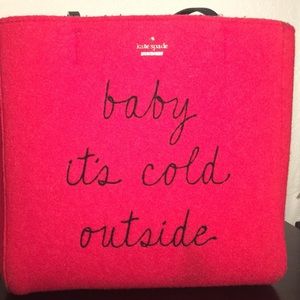 Kate Spade- New York Red, Baby It's Cold Outside!