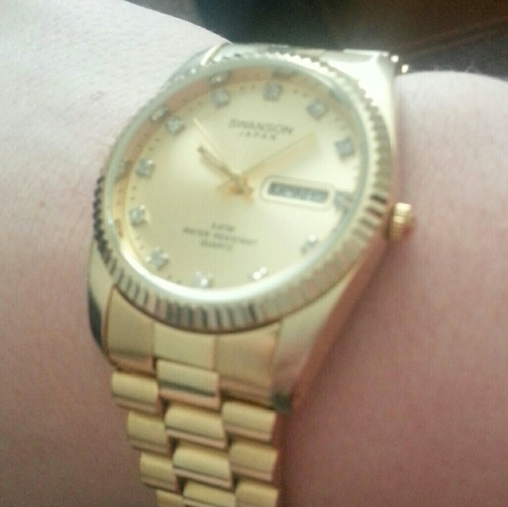 Swanson gold watch