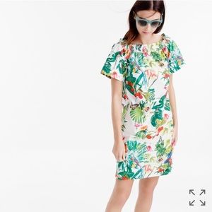J.Crew Off Shoulder Dress in Ratti Print ❤🌸🌺🌼