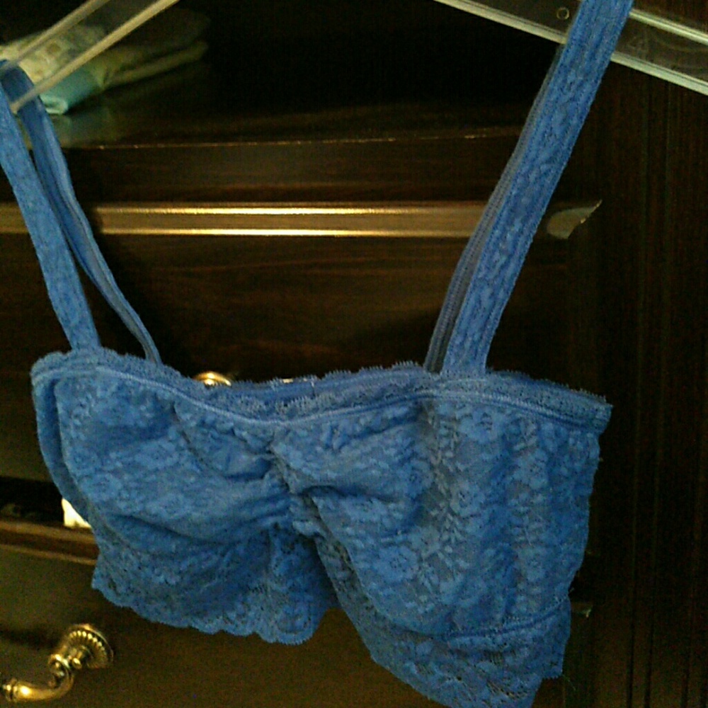 Gilly Hicks Blue Lace Bralette