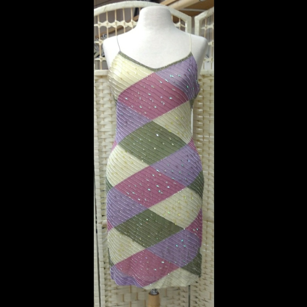 Hugo Buscati Multicolor Dress Size 4