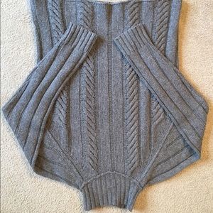 James Perse Cable Knit Raglan Sweater