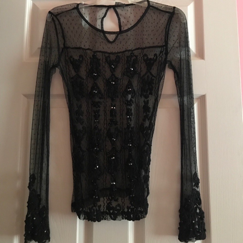 Guess see through shirt
