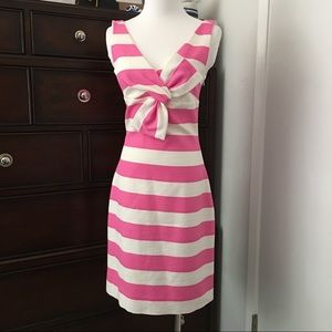 NWT Kate Spade Silverscreen Pink Stripe Dress Sz 2
