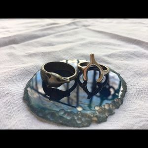 Wish bone ring