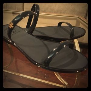 Tory Burch sandals 2 band jelly slide