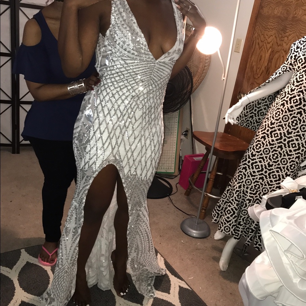 Sequin Gown Size 8-10;